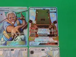 Mint Pokemon Hidden Fates Shiny Vault GX Lot 4 Zygarde Silvally Fisherman Stakat - Image 5