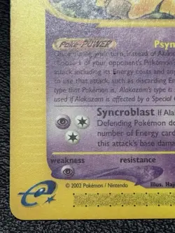 Alakazam 033/165 - Non Holo Rare - Vintage Pokemon TCG: Expedition Base Set - HP - Image 5
