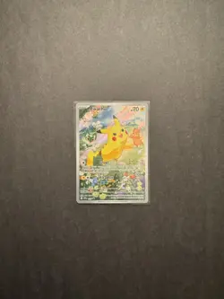 Pikachu Pokemon SVP 088 Full Art Illustration Rare Black Star Promo NM - Image 1