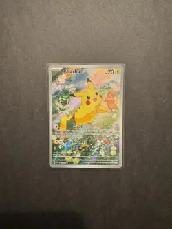 Pikachu Pokemon SVP 088 Full Art Illustration Rare Black Star Promo NM - Image 2