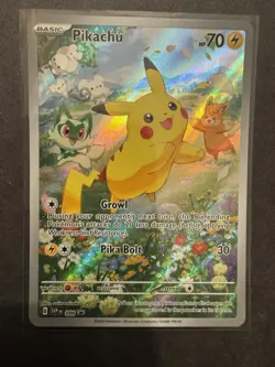 Pikachu Pokemon SVP 088 Full Art Illustration Rare Black Star Promo NM - Image 3