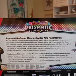 NEW Lot of (2) Pokemon TCG Prismatic Evolutions Premium Figure Collection SEALED - Image 5