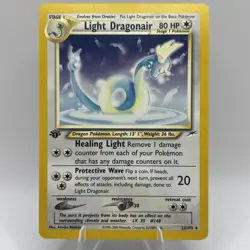 Pokemon TCG Neo Destiny 1st Edition Light Dragonair 22/105 WOTC - Image 1