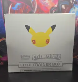 Pokemon TCG Celebrations Elite Trainer Box ETB Factory Sealed - Image 1