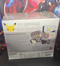 Pokemon TCG Celebrations Elite Trainer Box ETB Factory Sealed - Image 3