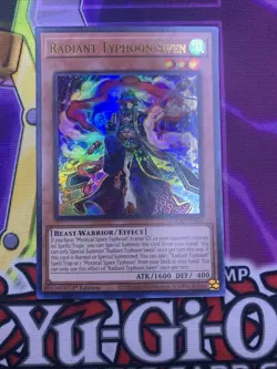 YU-GI-OH Radiant Typhoon Swen DOOD-EN014 1st Edition Ultra Rare - Image 1
