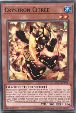 Yu-Gi-Oh! TCG Crystron Citree OP27-EN015 Common Unlimited Edition Near Mint - Image 1