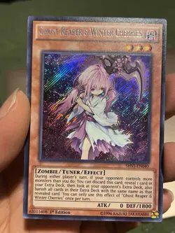 Yugioh Ghost Reaper & Winter Cherries SHVI-EN040 Secret Rare NM - Image 1