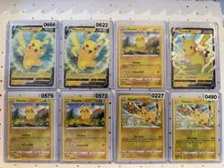 Pikachu Pokemon Card Lot 27 Cards GO, Detective Pikachu, Holo Promos & Pikachu V - Image 2