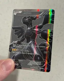 Zekrom 114/114 Black & White Base Full Art Holo Rare Pokemon Card 2011 NM - Image 3