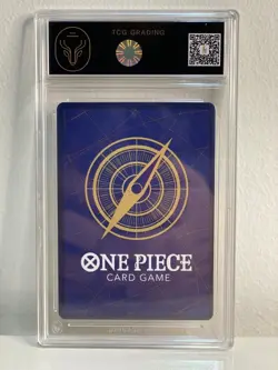 One Piece Card Game Sanji OP01-013 Romance Dawn ENGLISH FOIL GRADED 10 FLAWLESS - Image 2