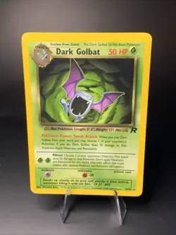 Dark Golbat 24/82 Non Holo Team Rocket Unlimited NM-LP Vintage Pokemon Card - Image 1