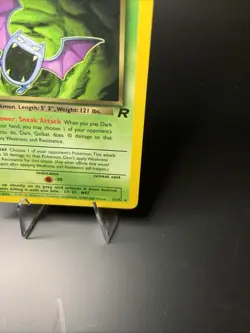 Dark Golbat 24/82 Non Holo Team Rocket Unlimited NM-LP Vintage Pokemon Card - Image 5