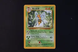Beedrill 17/102 Non Holo Rare Pokemon TCG Card Base Set 1 2000 Light Play - Image 1