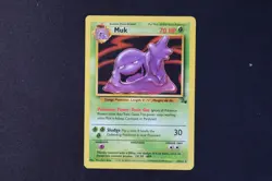 Muk 28/62 Non Holo Rare Pokemon TCG Card Vintage Fossil 1999 Light Play - Image 1