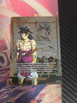 Broly Energy Marker Gold E01-03 Dragon Ball Super Card Game Fusion World - Image 1