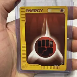 Pokemon Fighting Energy 160/165 Expedition Base Set Regular Pokemon NM/MT Card - Image 1