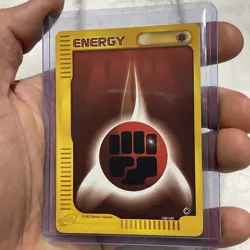 Pokemon Fighting Energy 160/165 Expedition Base Set Regular Pokemon NM/MT Card - Image 2