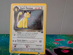 Pokemon TCG Dark Persian Black Star Promo #17 Holo Card WOTC LP+ - Image 1