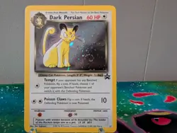 Pokemon TCG Dark Persian Black Star Promo #17 Holo Card WOTC LP+ - Image 2