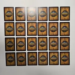 42 Common World of Warcraft wow tcg Foil Caverns Treasure cards Set - Image 2