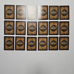 42 Common World of Warcraft wow tcg Foil Caverns Treasure cards Set - Image 4