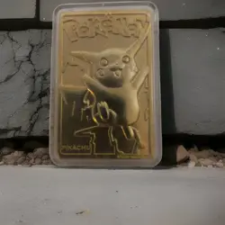 Pokemon Vintage 1999 23K Gold Plated Card Burger King Limited Edition Pikachu - Image 1