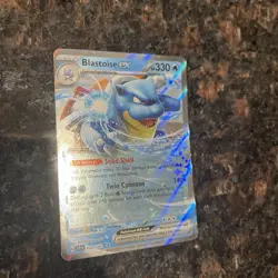 Blastoise ex 030/142 Holo Stellar Crown Double Rare Pokemon Trading Card | NM - Image 3