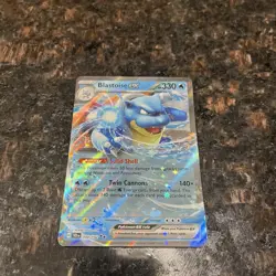 Blastoise ex 030/142 Holo Stellar Crown Double Rare Pokemon Trading Card | NM - Image 4