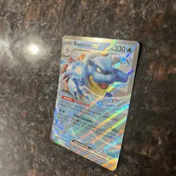 Blastoise ex 030/142 Holo Stellar Crown Double Rare Pokemon Trading Card | NM - Image 5