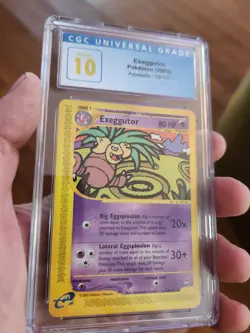 (POP 7) CGC 10 PRISTINE Exeggutor 13/147 RARE Aquapolis Pokemon ereader Card - Image 5