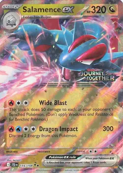 Salamence ex - (Journey Together Stamped) Double Rare Miscellaneous Cards & Prod - Image 1