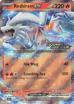 Reshiram ex (Journey Together Stamped) Double Rare Miscellaneous Cards & Product - Image 1