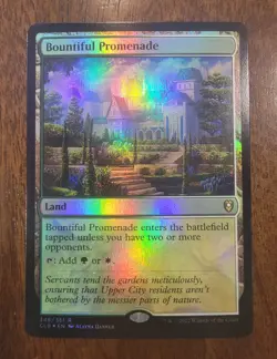 Bountiful Promenade | NM | FOIL | Battle for Baldur's Gate | CLB #348 | MTG - Image 1