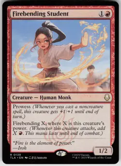 MTG Firebending Student Normal NM Avatar: The Last Airbender Magic 139 - Image 1
