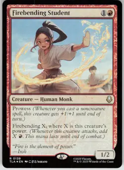MTG Firebending Student Foil NM Avatar: The Last Airbender Magic 139 - Image 1