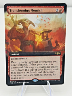 Transforming Flourish (Extended Art) Commander: Tarkir: Dragonstorm Regular - Image 1