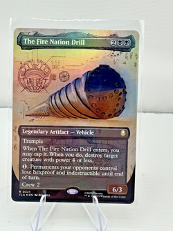 The Fire Nation Drill (Borderless) Avatar: The Last Airbender Foil - Image 1