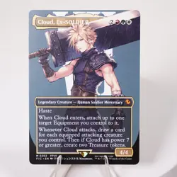 Cloud, Ex-Soldier Borderless 202 Final Fantasy FIC MTG NM Regular See Video - Image 5