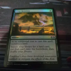 MTG Magic the Gathering Crop Rotation (161/503) Double Masters NM FOIL - Image 1