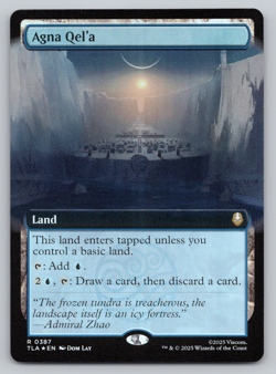 Agna Qel'a Foil Extended Art- MTG Avatar: The Last Airbender TLA - Image 1