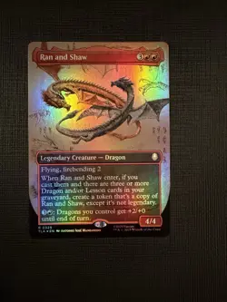 MTG Ran and Shaw (Borderless Foil) Avatar: The Last Airbender 0325 NM - Image 1