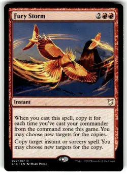 Fury Storm Commander 2018 Regular MTG NM - Image 1