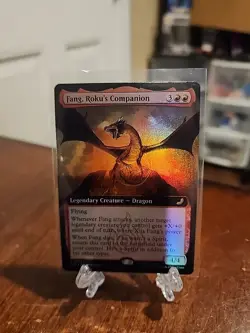 MTG Fang, Roku's Companion 0193 Foil (Extended Art) Avatar TLE NM - Image 1