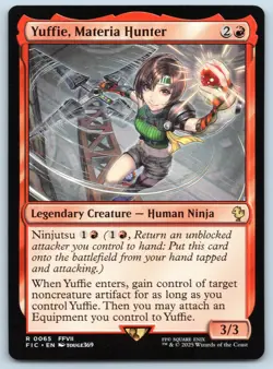 Yuffie, Materia Hunter - Commander Final Fantasy - MAGIC - MTG - Near Mint - Image 1