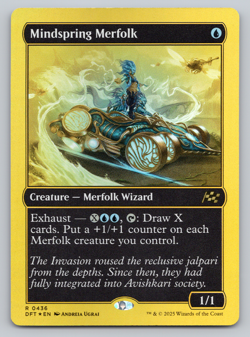 Mindspring Merfolk First Place Foil- MTG Aetherdrift - Image 1