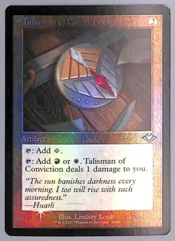 Talisman of Conviction - Retro Frame - Foil - 33 - Modern Horizons (MH1) MTG - Image 1