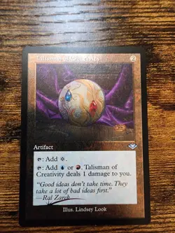 Near Mint x 1 Talisman of Creativity - Foil Etched - Retro Frame Modern Horizons - Image 1