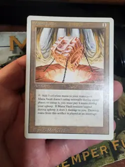 Revised 3rd Edition MTG 1 Mana Vault Magic - Image 1