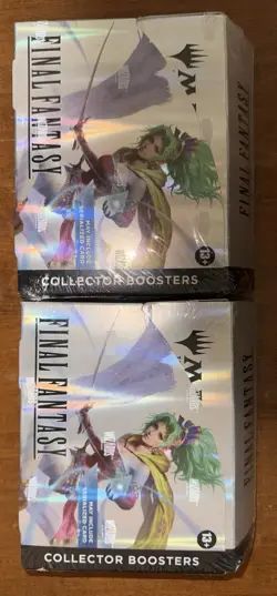 Final Fantasy MTG Collector Booster Box Lot Of 2 - Image 1